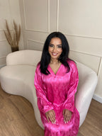 Kleid in pink mit einem schön Print