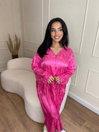 Kleid in pink mit einem schön Print