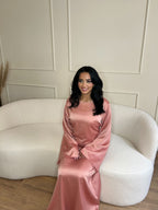 Kleid zuschnürbar mit Trompetenärmeln