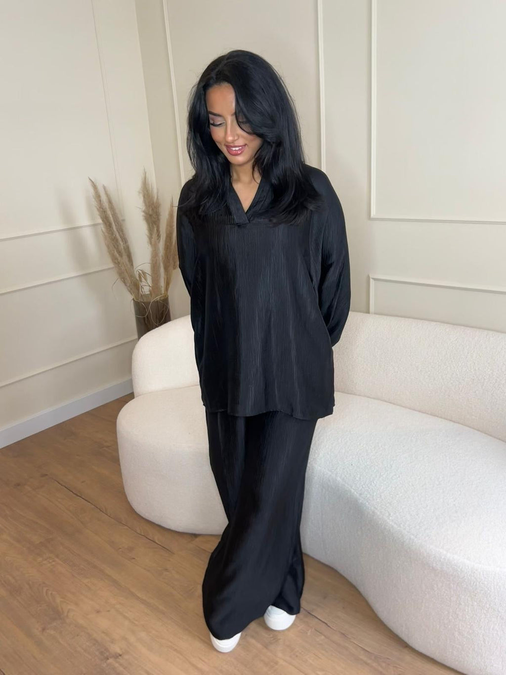 Zweiteiler in schwarz