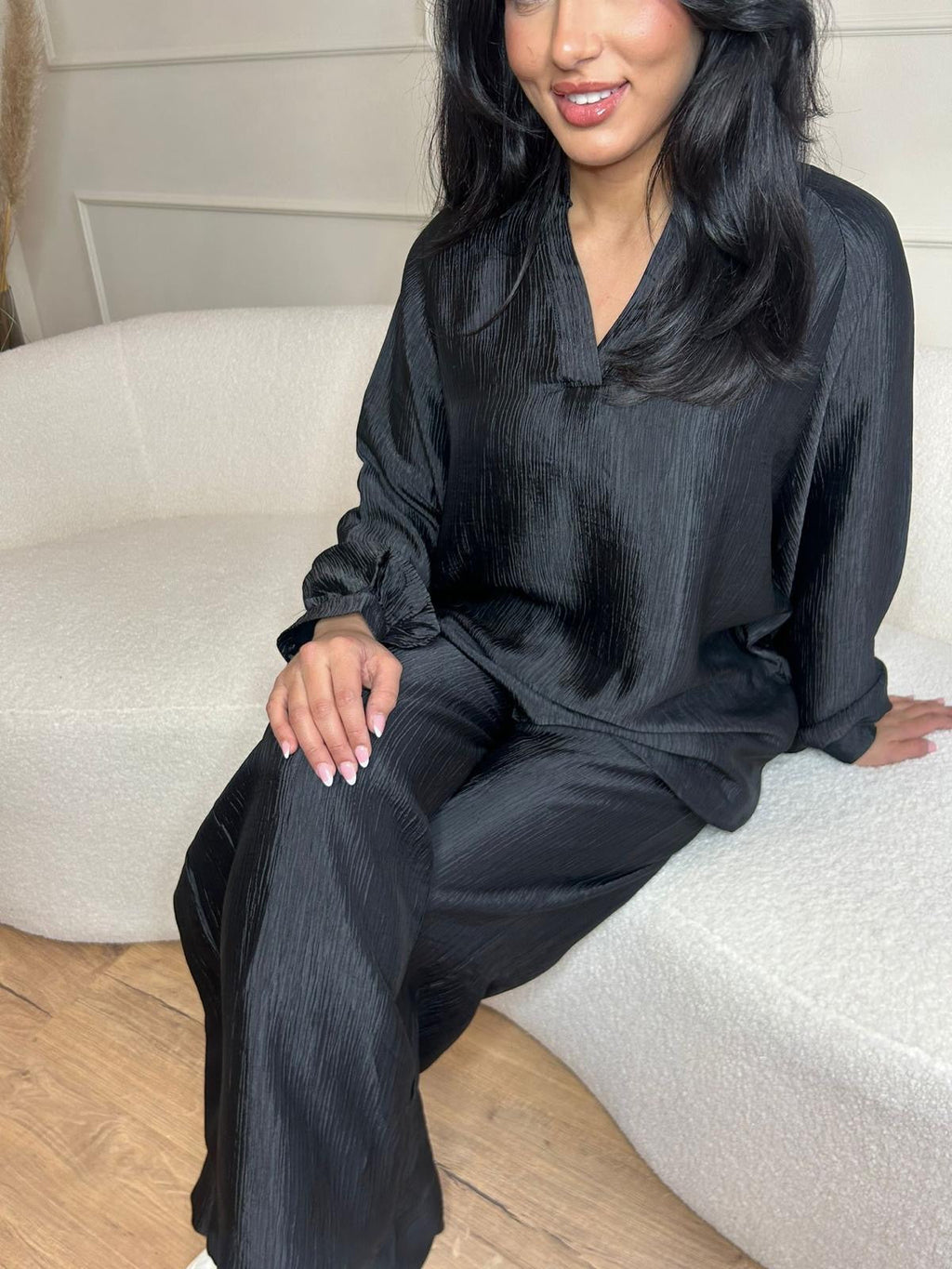 Zweiteiler in schwarz